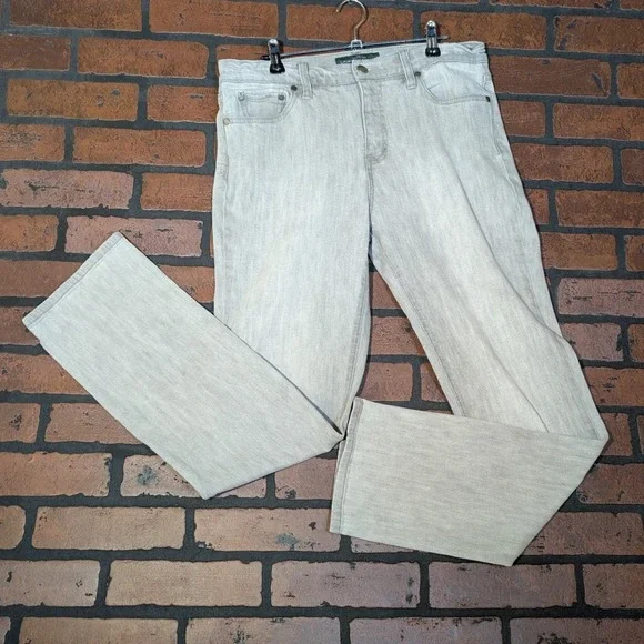 Lauren Jeans Co. W6 Y2K Gray Wash Straight Leg Vintage Denim Jeans - Picture 1 of 15